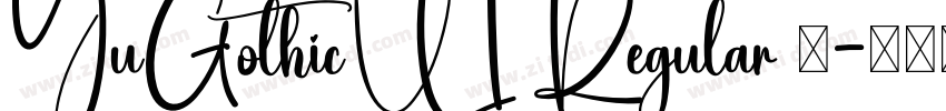 YuGothicUI Regular 常字体转换